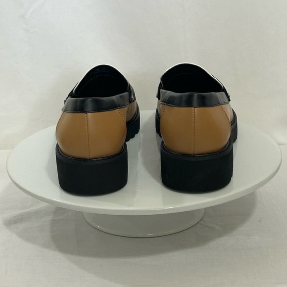 Franco Sarto - Women’s Loafers in Black, White, and Tan - Picture 4 of 15